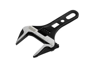 Ключ разводной Denzel 155 мм, CrV, кованый, укороченная рукоятка