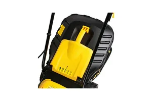 Газонокосилка электрическая CHAMPION EM3411 (1 кВт  пласт+ткань 30л  шир.320мм выс.25-65мм, 6,4кг)