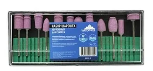 Набор шарошек абразивных для граверов  Vertex 12 шт.