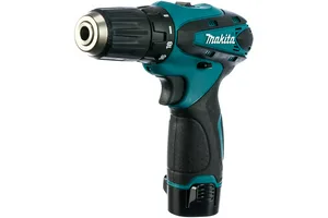 Дрель-шуруповерт аккум MAKITA DF 330 DWE, 10,8В, 2х1,3Ач, Li-ion, БЗП-10мм
