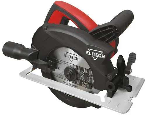 Пила дисковая ELITECH ПД 1666 1600Вт,5000об\м,диск-ф190х30мм,рез-65мм,4.8кг,кор,упор,лазер