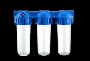 Колба Unipump 10" Slim Line CFC-10К-3 (резьба 3/4") тройная (без картриджа)