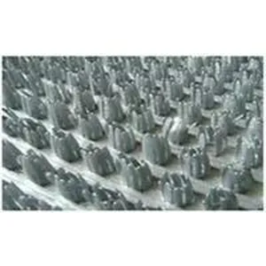 Покрытие щетинистое Альфа-стиль128 серый металлик шир.0,9м