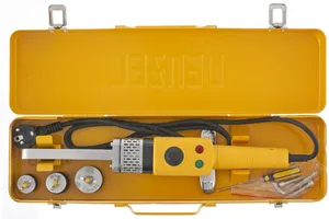 Аппарат сварочный для пласт труб DENZEL DWP-800, Х-PRO, 800W, 3 насадки (20-32 мм), мет кейс