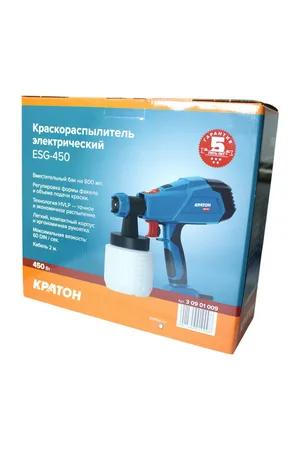 Краскораспылитель электрический КРАТОН ESG-600-HVLP