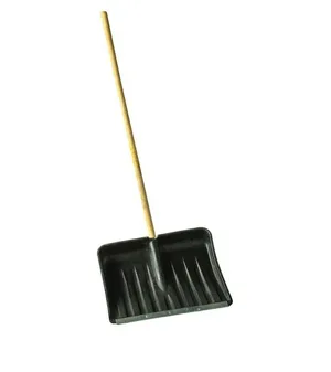 Лопата снеговая РемоКолор пласт., дер. черенок, 512х408мм.