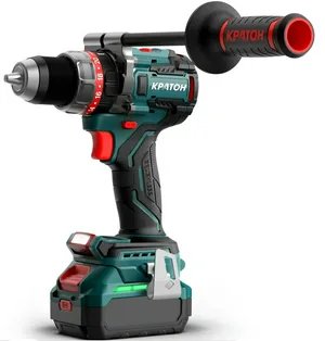 Дрель-шуруповерт ударная аккумуляторная бесщеточная КРАТОН "Pro-Series" BICD18-150N  (2хАКБ 4,0А·ч; ЗУ + кейс)