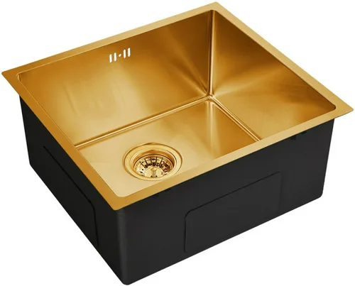 Мойка I-TECH квадратная 520x450х200х0,8 сатин, золото