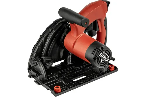 Пила дисковая погружная ELITECH ПД 1255П, 1200Вт,5500об\м,диск-ф160х20мм,рез-55мм,4.8кг,кор.,шина в комплекте. диск пильный 2шт.