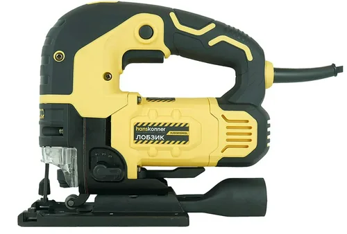 Лобзик эл Hanskonner  HJS0810MQL. 850Вт,100/8мм (дер/мет) метал. редуктор, алюм.опор