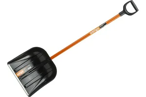 Лопата снеговая AMIGO 78019, пласт., алюм. черенок, 420х420мм.