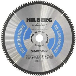 Диск пильный по алюминию Hilberg Industrial 305*30*120Т