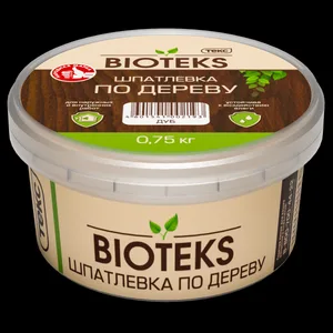 Шпатлевка BIOTEKS, по дереву махагон 0,75кг