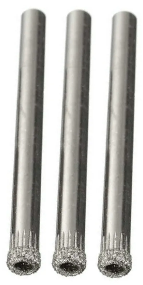 Сверло алмазное трубчатое по стеклу и кафелю Кратон Ø6 мм (3 шт.) 