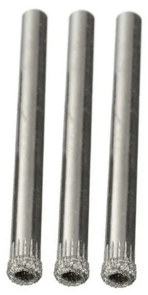 Сверло алмазное трубчатое по стеклу и кафелю Кратон Ø6 мм (3 шт.) 