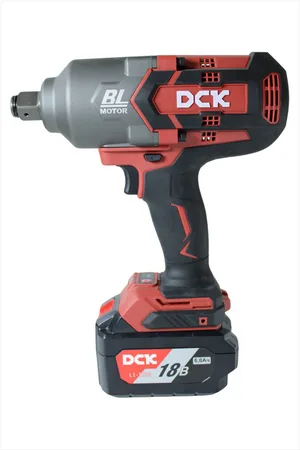 Гайковерт аккум ударный бесщеточный DCK KDPB998 18В, 3/4 ", 2*6А/ч. 1000/1700Нм