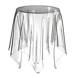 Клеенка DEKORELLE силиконовая прозрачная 1,0*20м*0,8мм