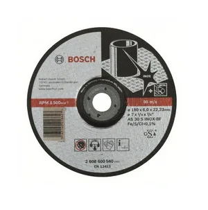 Круг обдирочный BOSCH INOX, 180x6мм