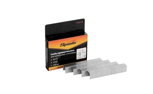 Скобы Sparta, тип 53, 12мм, 1000 шт