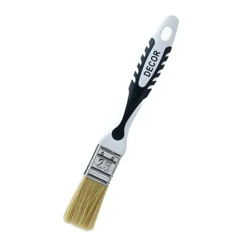 Кисть универсальная плоская DECOR PREMIUM, 2К ручка 25х15мм