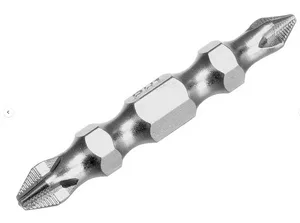 Бит двухстор.,GROSS Ph2-Ph1х45мм, сталь S2, магнитный 1шт. (10 в уп)