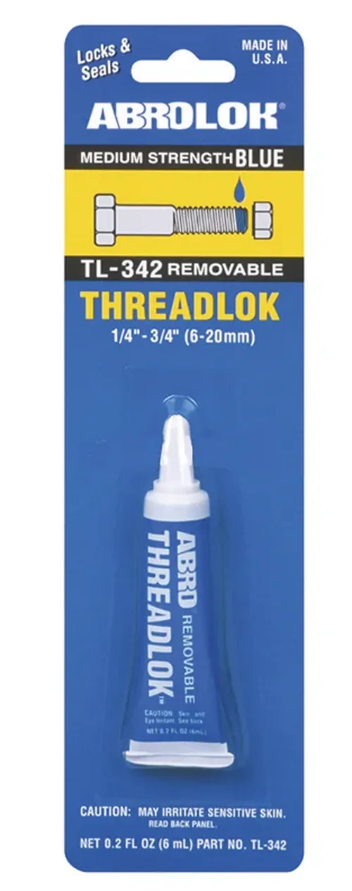 Герметик резьбовых соединений ABRO Разъемный, синий, туба 6мл