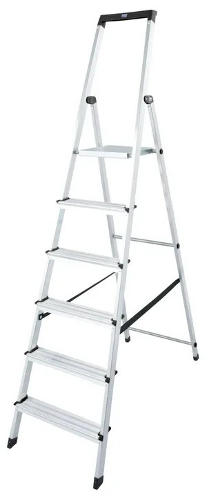 Стремянка алюминиевая KRAUSE SOLIDY, 6 ступеней