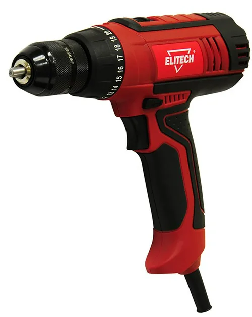 Дрель- шурповерт ELITECH ДШ 0110РЭ 100Вт,БЗП-10мм,0-310\0-880об\мин,27Нм