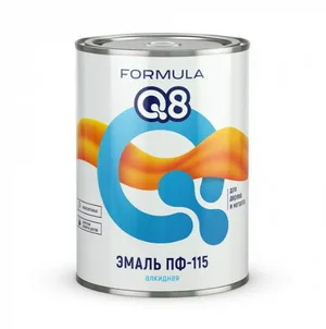 Эмаль ПФ-115 Престиж F Q8, коричневая, 2,6кг