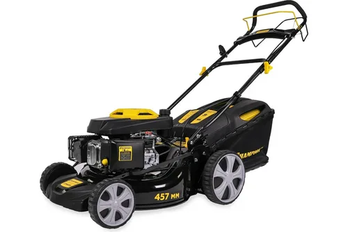 Газонокосилка бензиновая CHAMPION LM4630 (3кВт привод 457мм 60л 25-75мм 1рычаг/7, 32кг 3в1)