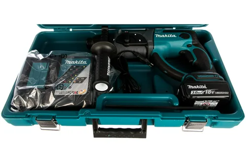 Перфоратор аккумуляторный MAKITA DHR202RF, 18В, 1х3АчLi-ion, 3 реж,1.9Дж