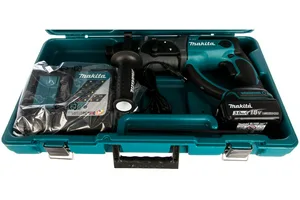 Перфоратор аккумуляторный MAKITA DHR202RF, 18В, 1х3АчLi-ion, 3 реж,1.9Дж