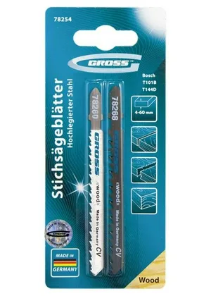 Набор пилок лобз GROSS, 3101 - T101B по дереву, 2шт