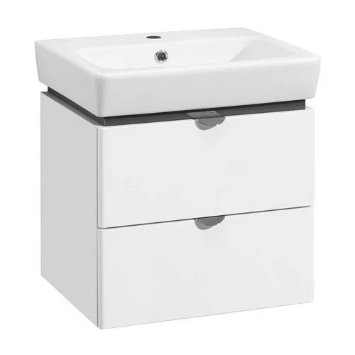 Тумба АКВАТОН Скай 60 подвесная + Раковина Нео 60