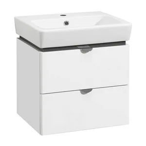 Тумба АКВАТОН Скай 60 подвесная + Раковина Нео 60