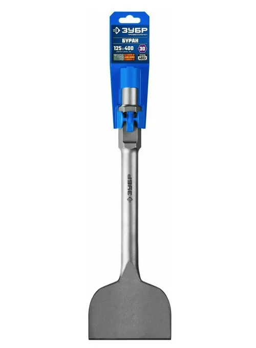 Зубило лопаточное ЗУБР БУРАН, 125х400 мм, HEX 30
