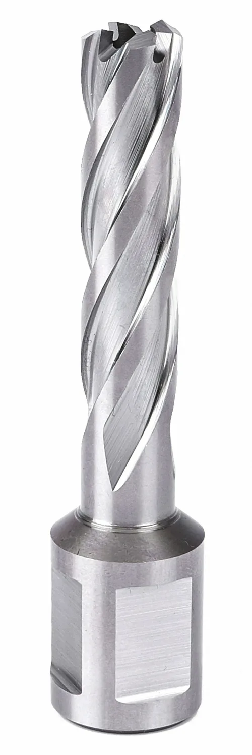 Сверло корончатое HSS, хвостовик Weldon 19, №04, 14х55 мм, ПрофОснастка 