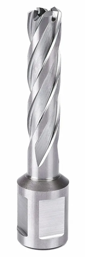 Сверло корончатое HSS, хвостовик Weldon 19, №04, 14х55 мм, ПрофОснастка 