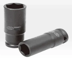 Головка торцевая удлиненная ударная Кратон 1/2" 10 мм