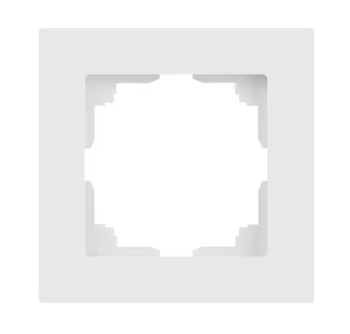 Рамка ЭРА Intro Accent 6-501-01М, 1-постовая, белый матовый