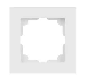 Рамка ЭРА Intro Accent 6-501-01М, 1-постовая, белый матовый