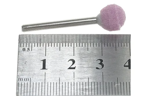 Шарошка абразивная MATRIX,  шар, 10x3, F80, 3шт