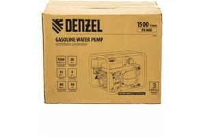 Мотопомпа Denzel PX-80D (1500л/мин, 80х80, 8/30м) грязная вода