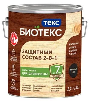 Антисептик ТЕКС Биотекс Универсал, дуб мореный, 2,7л
