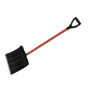 Лопата снеговая РемоКолор Витязь пласт., алюм. черенок, 380х365мм.