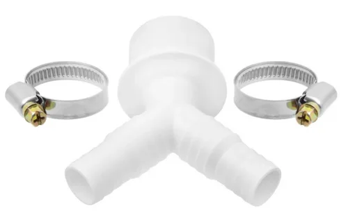 Комплект для подключения сливного шланга стиральных и п/м машин двойной D40 мм, МР-У