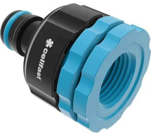 Адаптер  Cellfast  Ergo, внешний, пластик, 1/2"-3/4"-1"