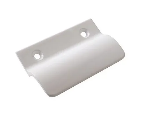 Ручка балконная Internika, металлическая, белая RAL9016