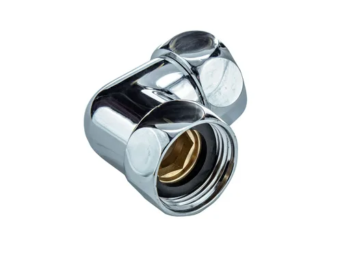 Соединение для полотенцесушителя угловое FF1"