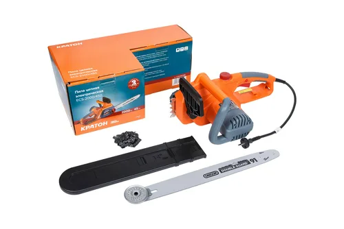 Пила цепная электрическая Кратон "Зверь машина" ECS-2000/450